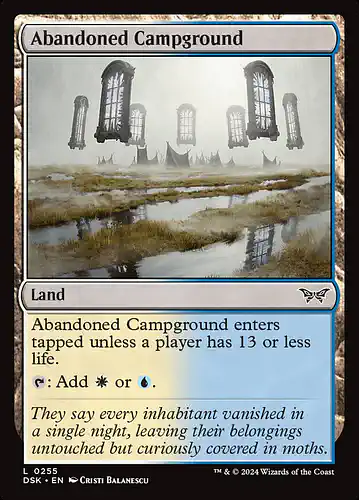 Abandoned Campground - dsk Spoiler