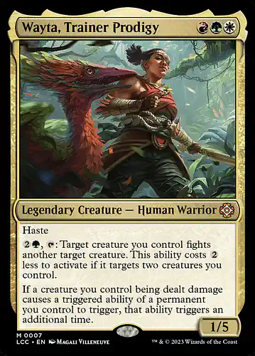 Wayta, Trainer Prodigy - lcc Spoiler