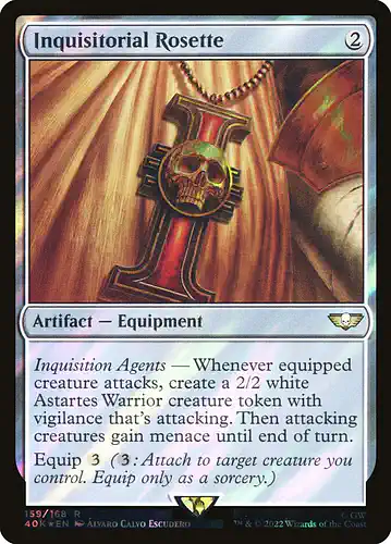 Inquisitorial Rosette - 40k Spoiler