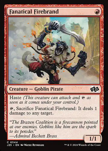 Fanatical Firebrand - j25 Spoiler