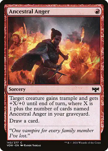 Ancestral Anger - vow Spoiler