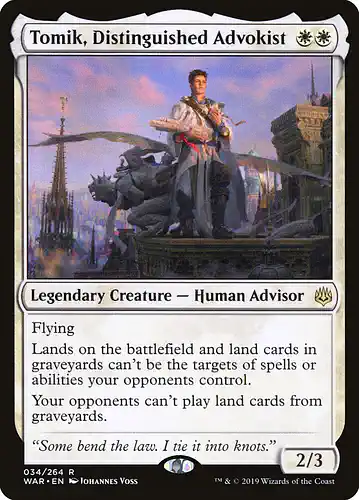 Tomik, Distinguished Advokist - war Spoiler