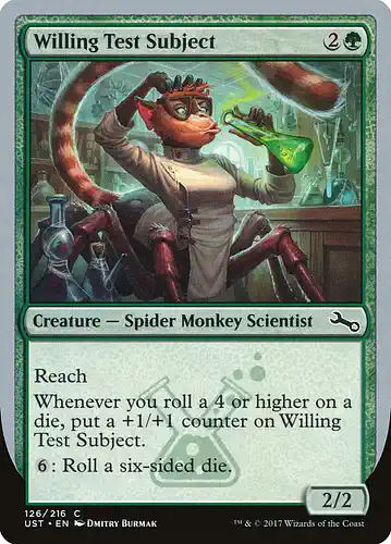 Willing Test Subject - ust Spoiler