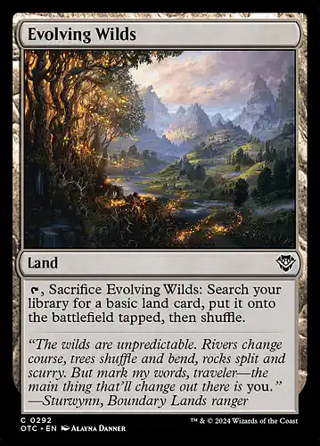 Evolving Wilds - otc Spoiler