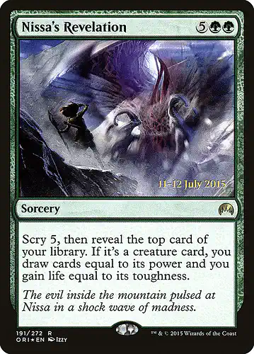 Nissa's Revelation - ori Spoiler