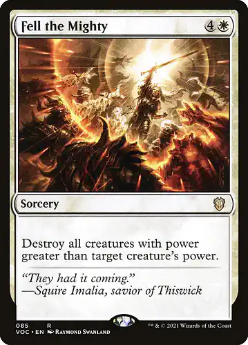 Fell the Mighty - voc Spoiler