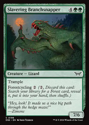 Slavering Branchsnapper - dsk Spoiler