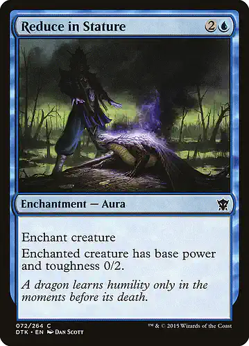 Reduce in Stature - dtk Spoiler