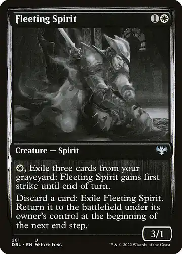 Fleeting Spirit - dbl Spoiler