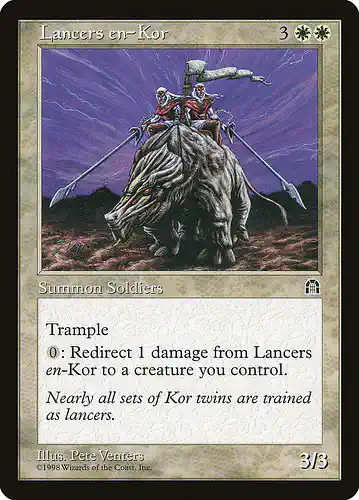 Lancers en-Kor - sth Spoiler