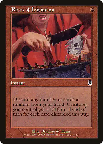 Rites of Initiation - ody Spoiler