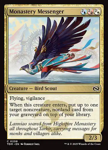 Monastery Messenger - tdm Spoiler