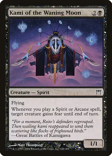 Kami of the Waning Moon - chk Spoiler