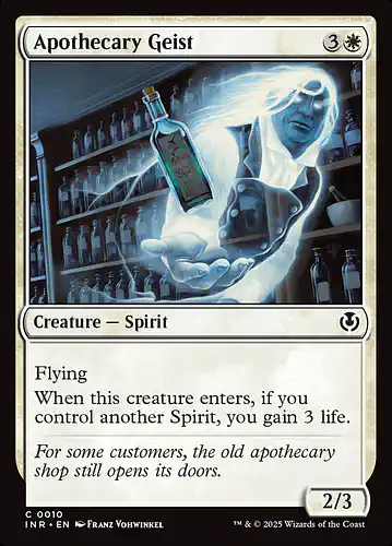 Apothecary Geist - inr Spoiler