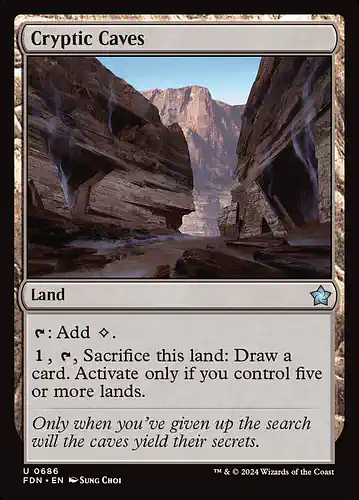 Cryptic Caves - fdn Spoiler