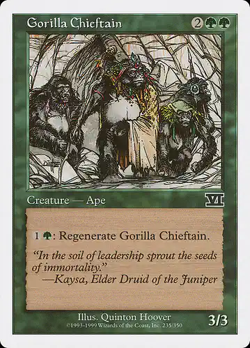 Gorilla Chieftain - 6ed Spoiler