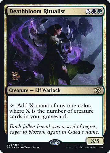 Deathbloom Ritualist - bro Spoiler