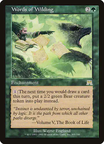 Words of Wilding - ons Spoiler