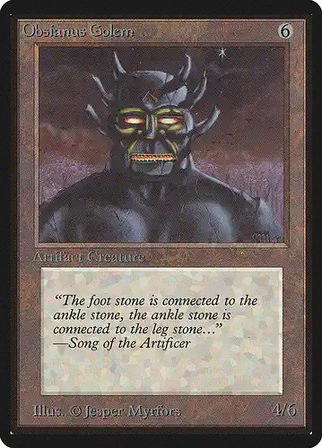 Obsianus Golem - leb Spoiler
