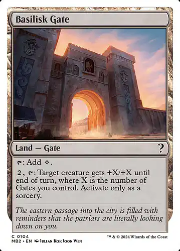 Basilisk Gate - mb2 Spoiler