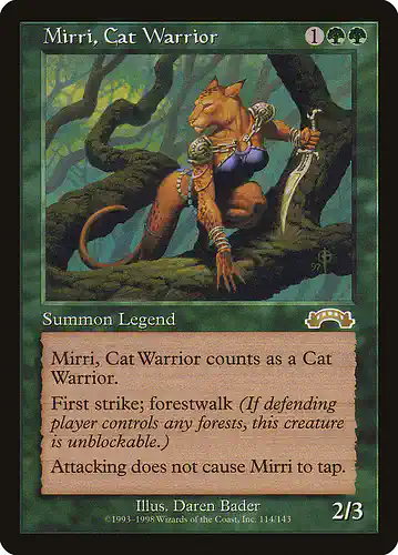 Mirri, Cat Warrior - exo Spoiler