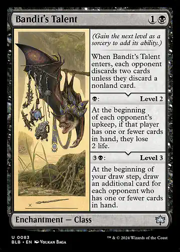 Bandit's Talent - blb Spoiler