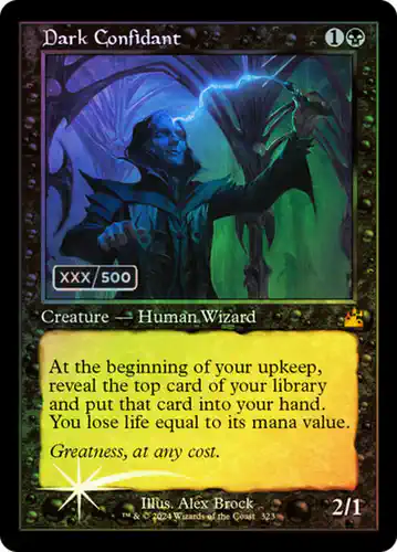Dark Confidant - rvr Spoiler
