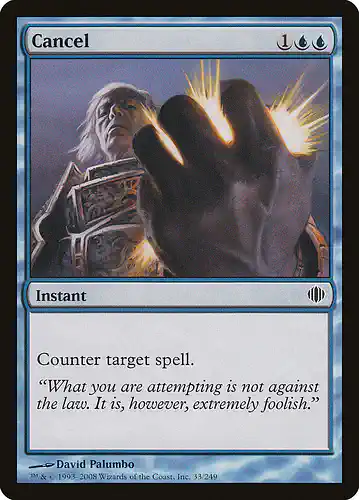 Cancel - ala Spoiler
