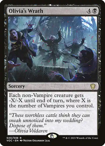 Olivia's Wrath - voc Spoiler