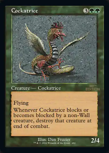 Cockatrice - 30a Spoiler