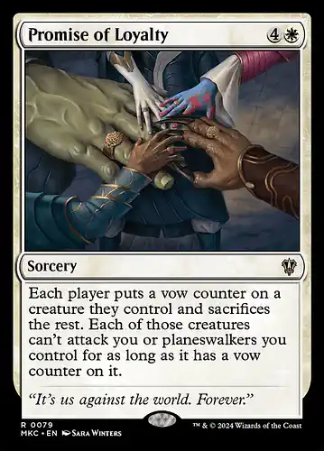 Promise of Loyalty - mkc Spoiler