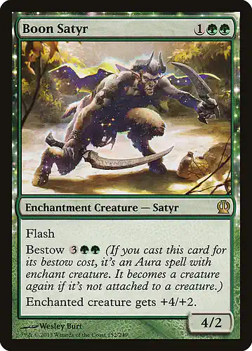 Boon Satyr - ths Spoiler