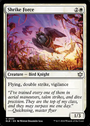 Shrike Force - blb Spoiler