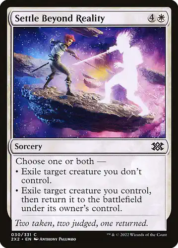 Settle Beyond Reality - 2x2 Spoiler