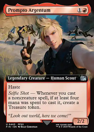 Prompto Argentum - fin Spoiler