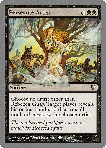 Persecute Artist - unh Spoiler