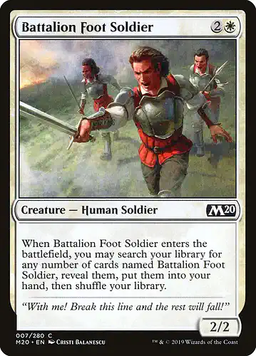 Battalion Foot Soldier - m20 Spoiler