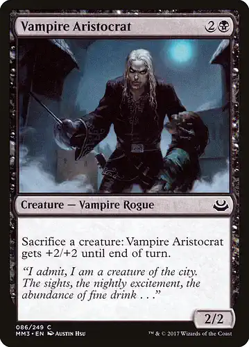 Vampire Aristocrat - mm3 Spoiler