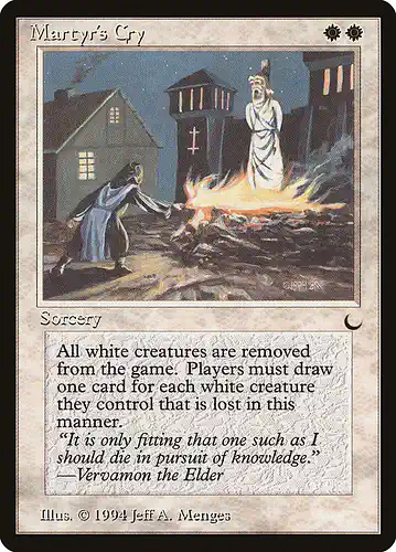 Martyr's Cry - drk Spoiler