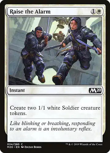 Raise the Alarm - m20 Spoiler