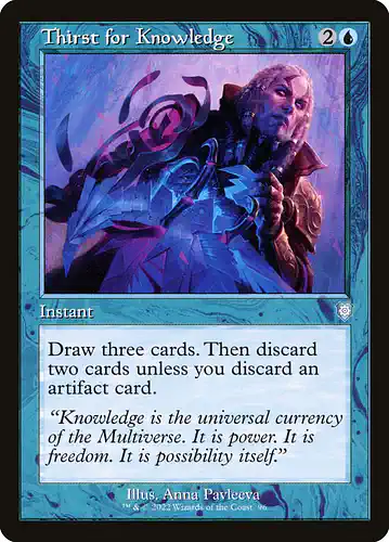Thirst for Knowledge - brc Spoiler