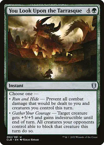 You Look Upon the Tarrasque - clb Spoiler
