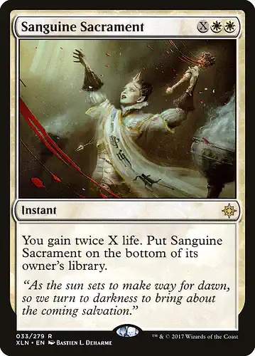 Sanguine Sacrament - xln Spoiler