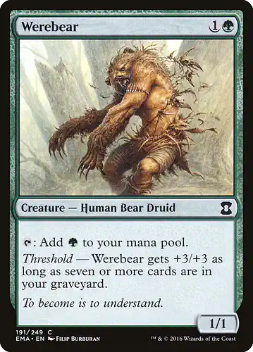 Werebear - ema Spoiler