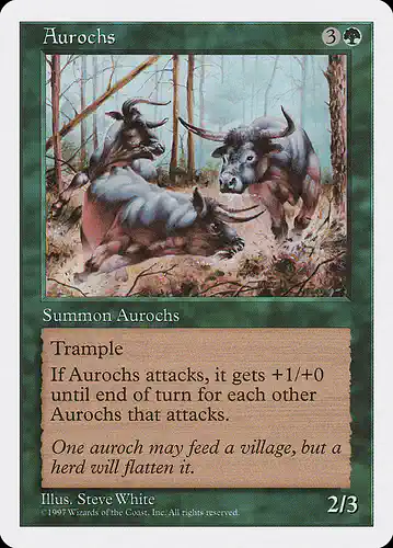 Aurochs - 5ed Spoiler