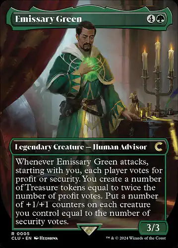 Emissary Green - clu Spoiler