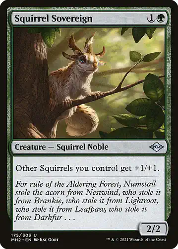 Squirrel Sovereign - mh2 Spoiler