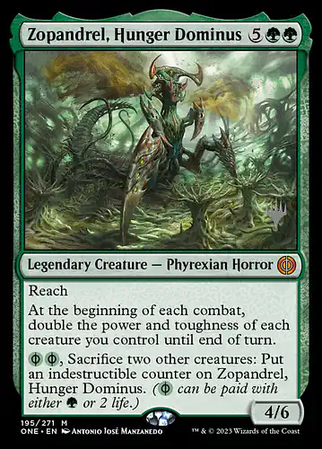 Zopandrel, Hunger Dominus - one Spoiler