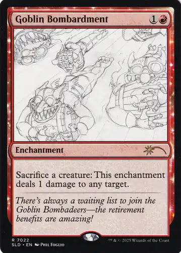 Goblin Bombardment - sld Spoiler