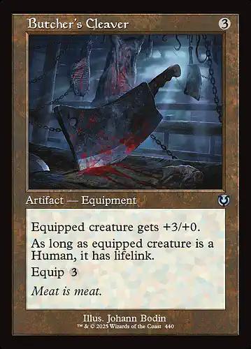 Butcher's Cleaver - inr Spoiler